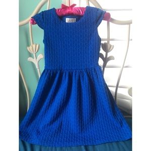 Royal Blue Cap Sleeve Dress